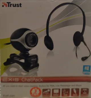Trust Exis ChatPack Webcam + Cuffie