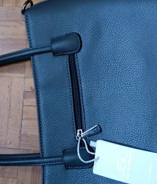 Borsa donna grigio e bordeaux