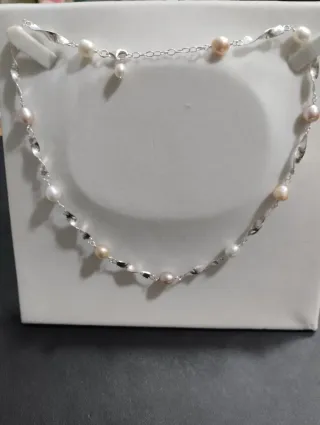 Gargantilla Plata 1ª Ley Perlas Cultivadas