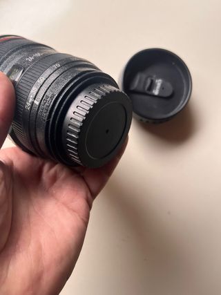 Vaso termo forma teleobjetivo