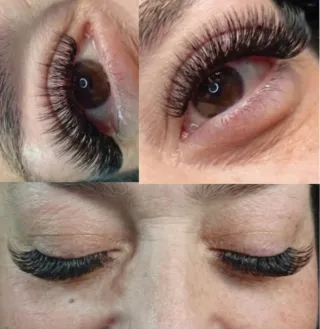 Extensiones de pestañas