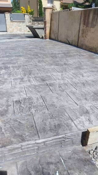 Hormigón impreso para piscinas