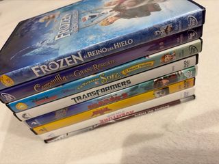 Lote 8 Películas DVD Disney y Más