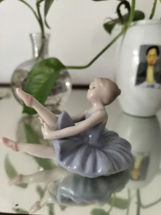 Statuetta ballerina in porcellana