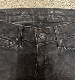 Pantalón Levi’s Curve Mujer Talla 27 Negro