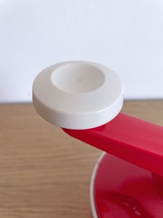 Tupperware Speedy Chef rosso miscelatore manuale