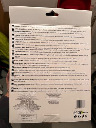 Alfombra para coche para mascotas Medidas: 150x140