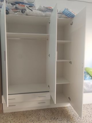 Armario 3 puertas madera