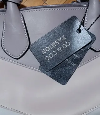 Borsa CO&COO FASHION donna beige/grigio