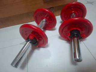 Mancuernas satler 2kg c/u + cierres