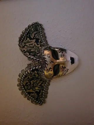 2 Máscaras Venecianas Decorativas