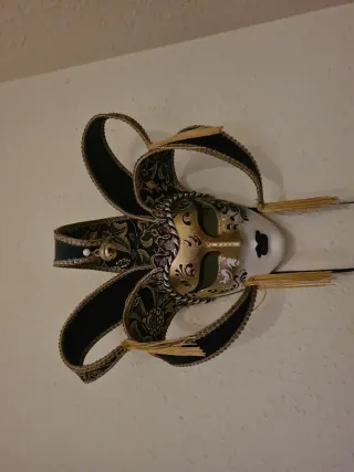 2 Máscaras Venecianas Decorativas