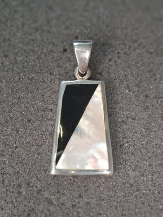 Colgante Plata y Azabache