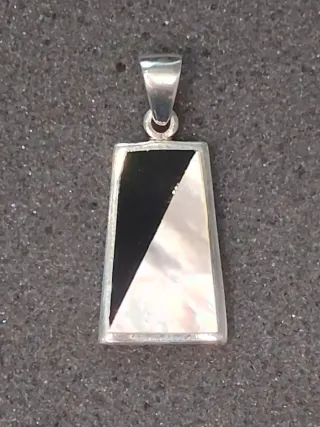 Colgante Plata y Azabache