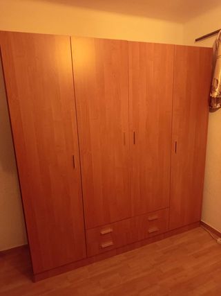 Armario 4 Puertas Madera