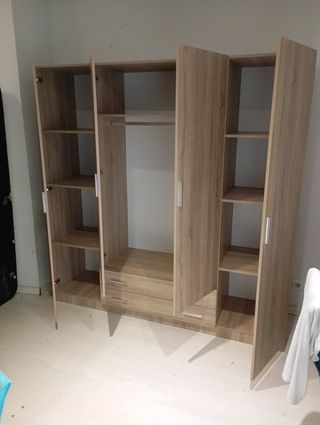 Armario 4 Puertas Madera