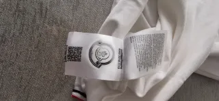 Camiseta Polo Moncler Blanca