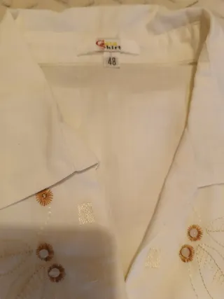 Camisa tres cuartos T.48