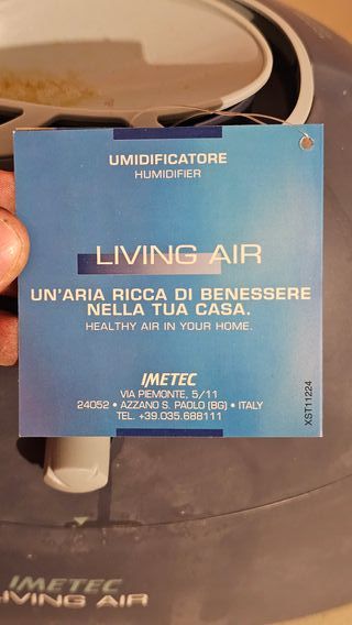 Umidificatore Imetec Living Air