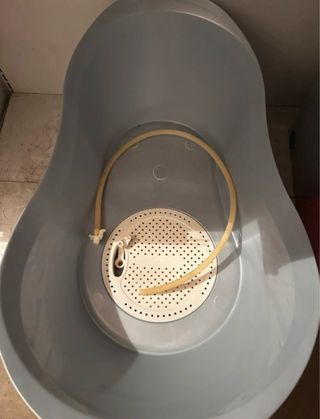 Bañera bebé patas plegables