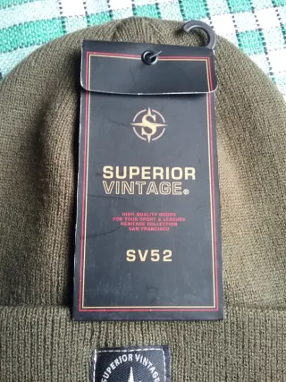 Gorro Superior Vintage Verde Militar SV52