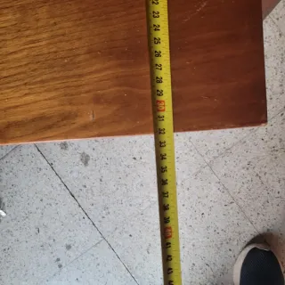 Mesa auxiliar retro de madera