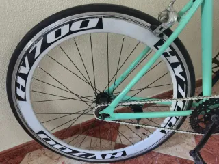 Bici Fixie HELLIOT Mint