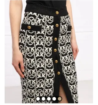 Falda Pinko Logo Estampado