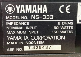 Altavoces Yamaha NS-333 Negro/Plata
