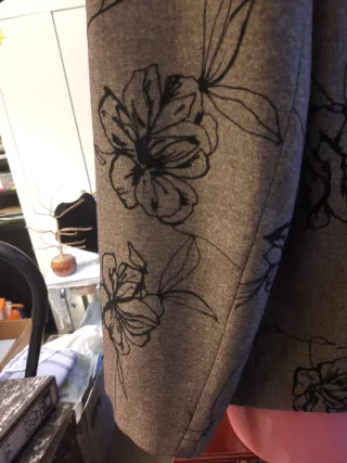 Chaqueta americana jaspeada floral