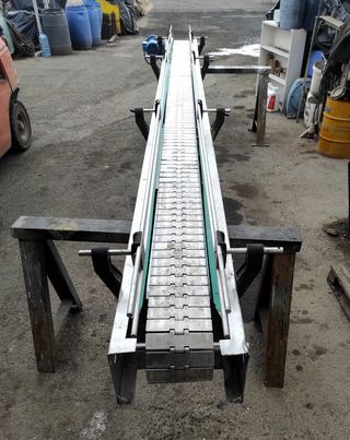 Transportador de Charnela en Acero Inox 4 metros