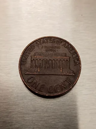 Moneda 1 Centavo USA 1968D