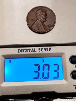 Moneda 1 Centavo USA 1968D