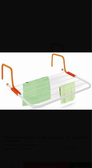 Stendibiancheria Athen Balcone 50x29x12cm