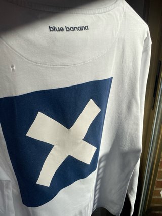 Camiseta BLUE BANANA manga larga algodón