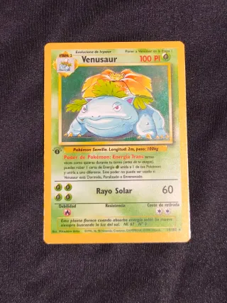 Cartas Pokémon (Charizard, Venusaur...)