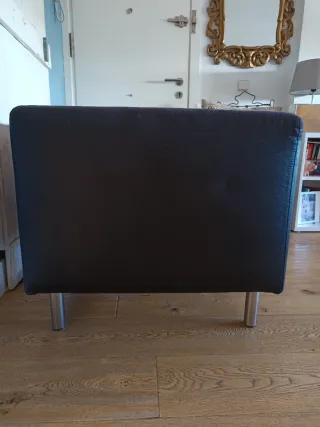 Butaca negra polipiel