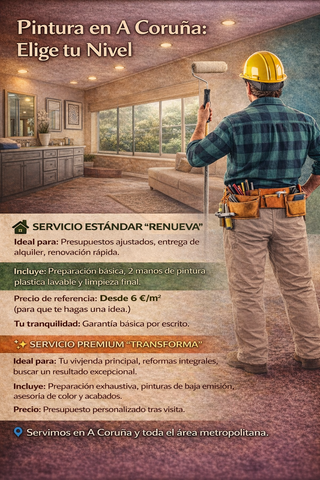 Servicio de pintura en A Coruña