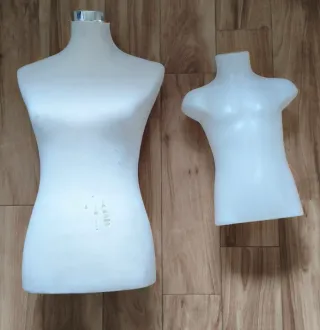 2 Medio Maniquíes Blanco