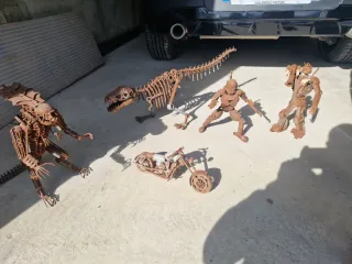 Esculturas de hierro forjado