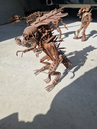 Esculturas de hierro forjado