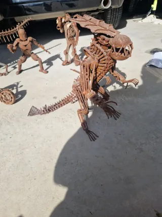 Esculturas de hierro forjado