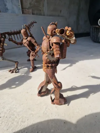 Esculturas de hierro forjado