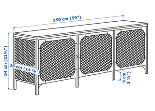 Mueble TV IKEA FJÄLLBO 150x50x36