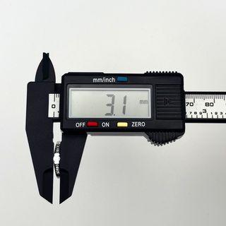 Anillo Solitario Oro Blanco 18K, 1.71gr, T-13