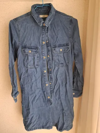 Peto corto vaquero Mango Talla S