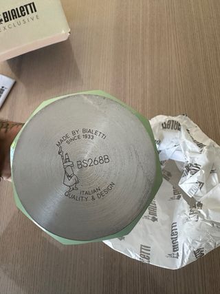 Cafetera Moka Bialetti Exclusiv Mint