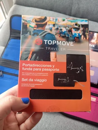 Lote carteras AVON y porta pasaportes TOPMOVE