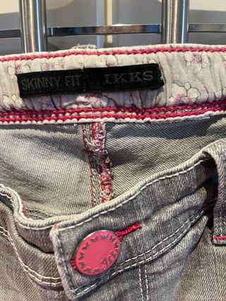 Pantalón vaquero gris niña IKKS