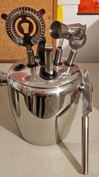 Set accessori barman metallo